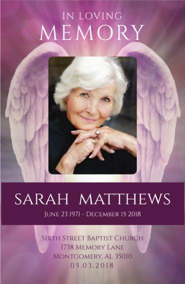 Funeral Program Memorial No Fold 2006