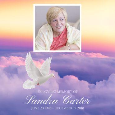 Funeral Program Memorial Fan 2012