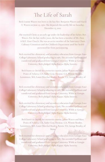 Funeral Program 2017