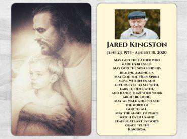 Memorial Prayer Card 1044