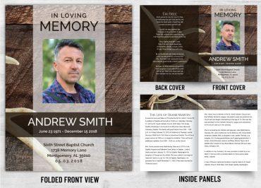 Memorial Prayer Card 1087