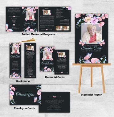 Memorial Package Butterfly Theme