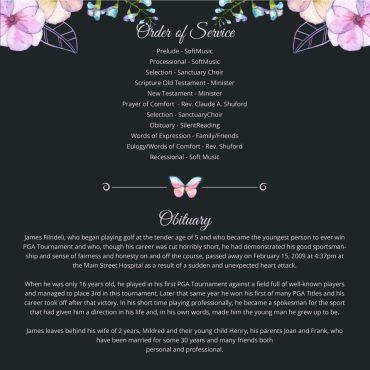 Funeral Program Fan