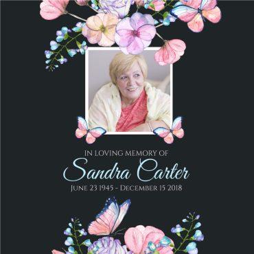 Funeral Program Fan