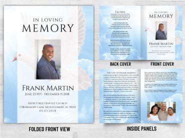 Folded Memorial Cards