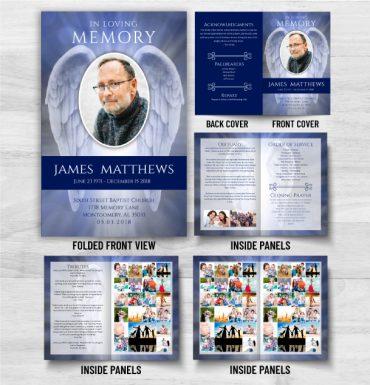 Obituary Memorial Card Options