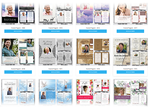 Funeral Program Designs Funeral Program Designs