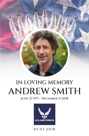 Air Force Funeral Program