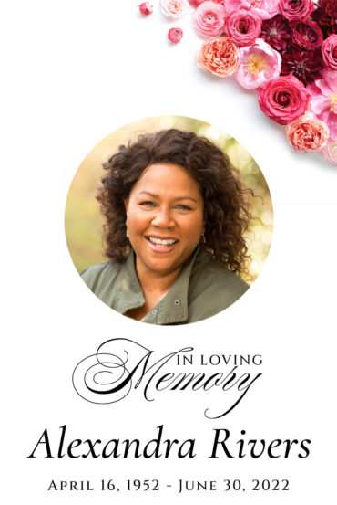Red Roses Funeral Poster Easel