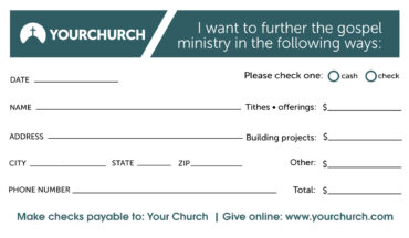 Church Giving Envelopes Church Giving Envelopes