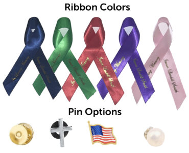 Memorial Funeral Ribbons
