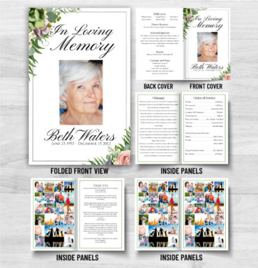 DisciplePress Funeral Pamphlet Printing Options