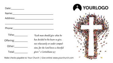 Cross Church Giving Tithe Envelope Cross Church Giving Tithe Envelope