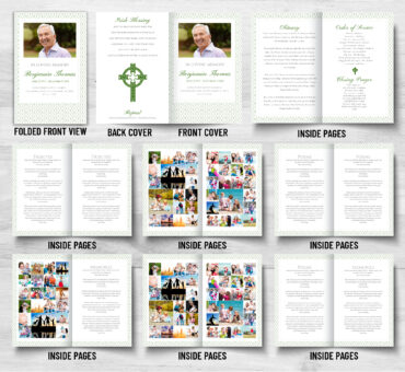 Irish Blessing Funeral Program