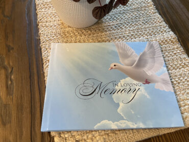 Dove Sky Funeral Guest Book