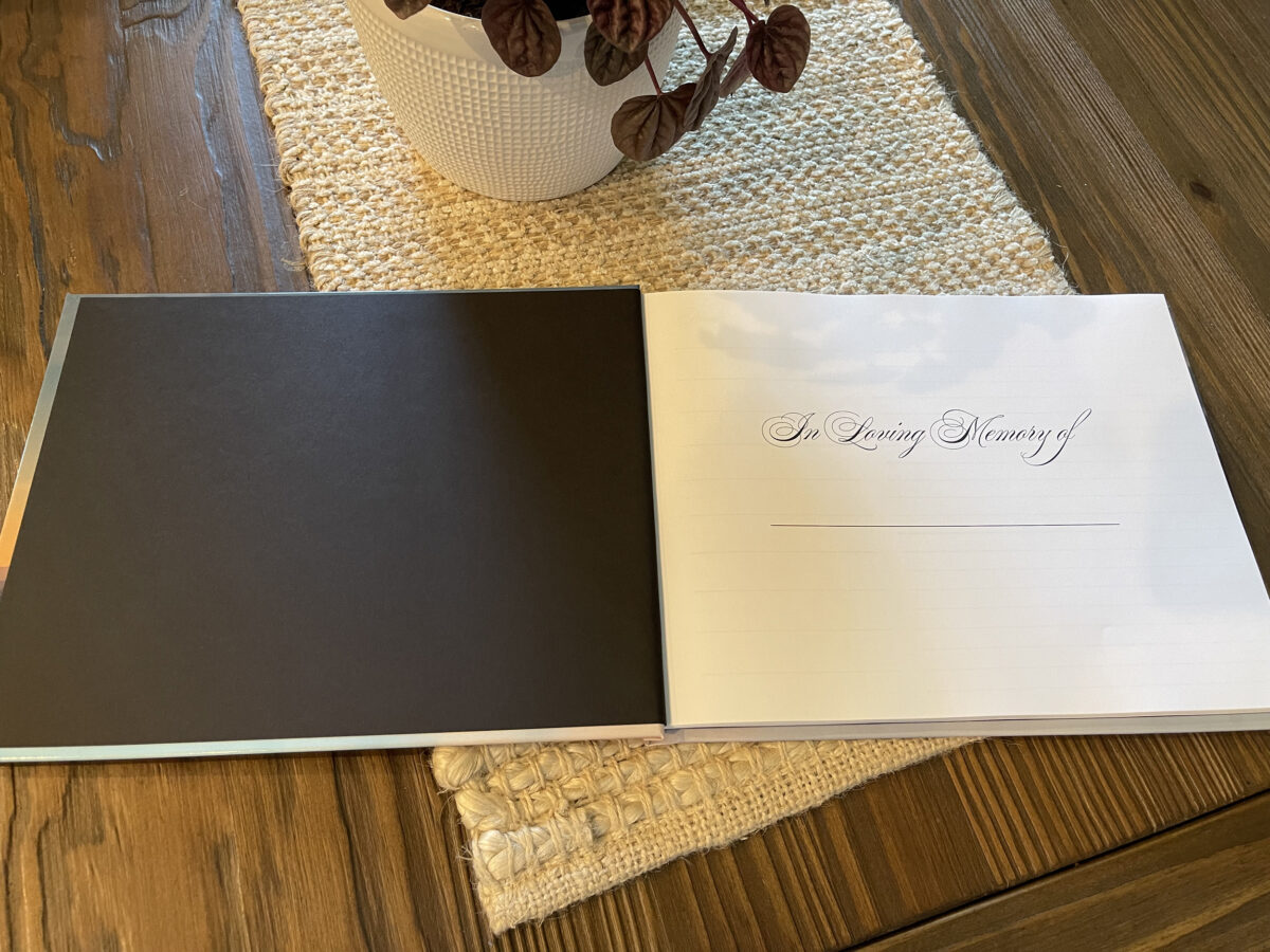 Mountain Sunrise Funeral Memorial Guest Book