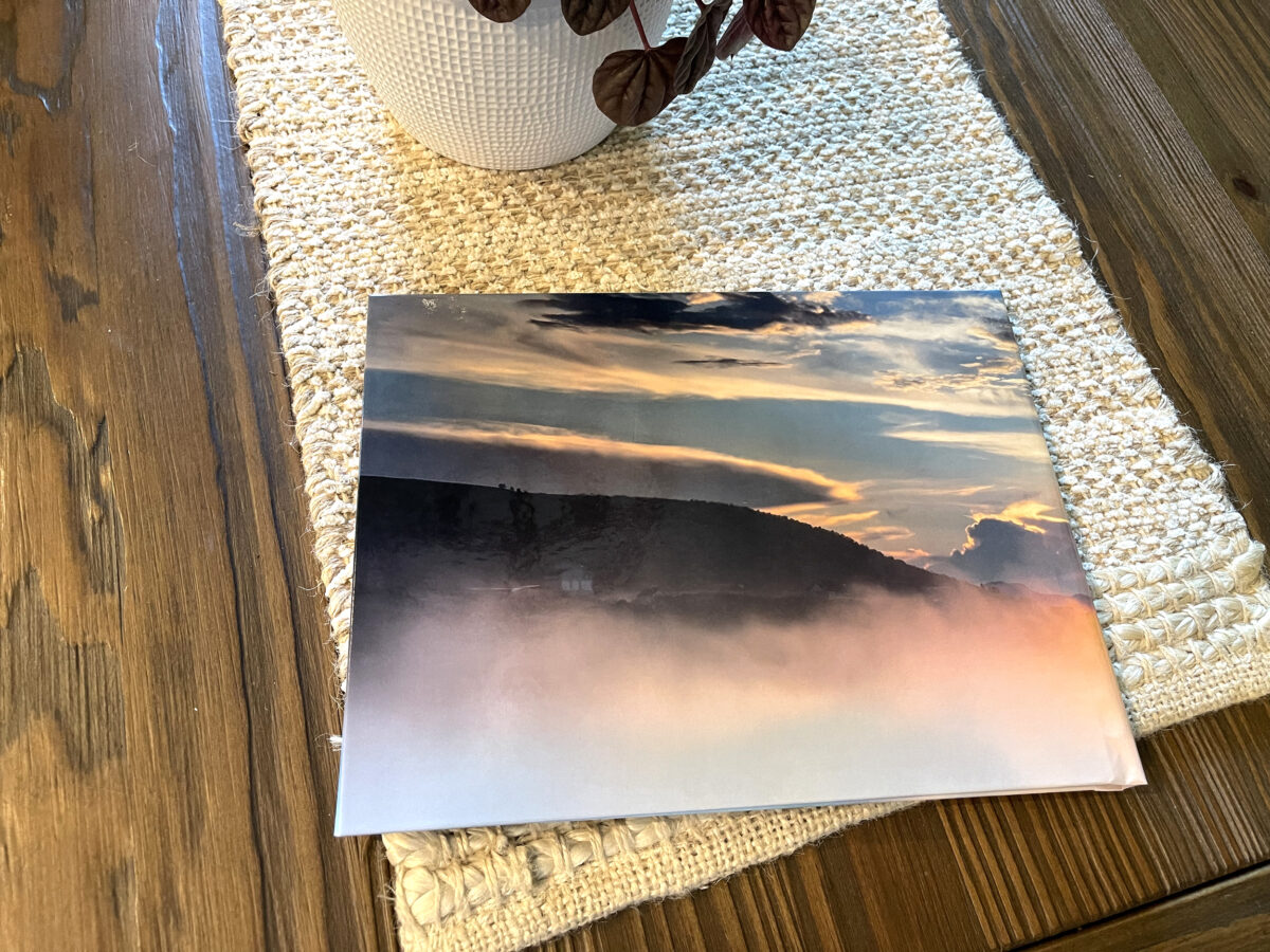 Mountain Sunrise Funeral Memorial Guest Book