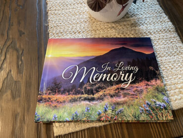 Field of Flowers Funeral Memorial Sign in Guest Book Field of Flowers Funeral Memorial Sign in Guest Book