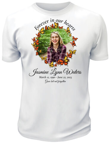 Buttery Butterflies In Loving Memory T Shirt