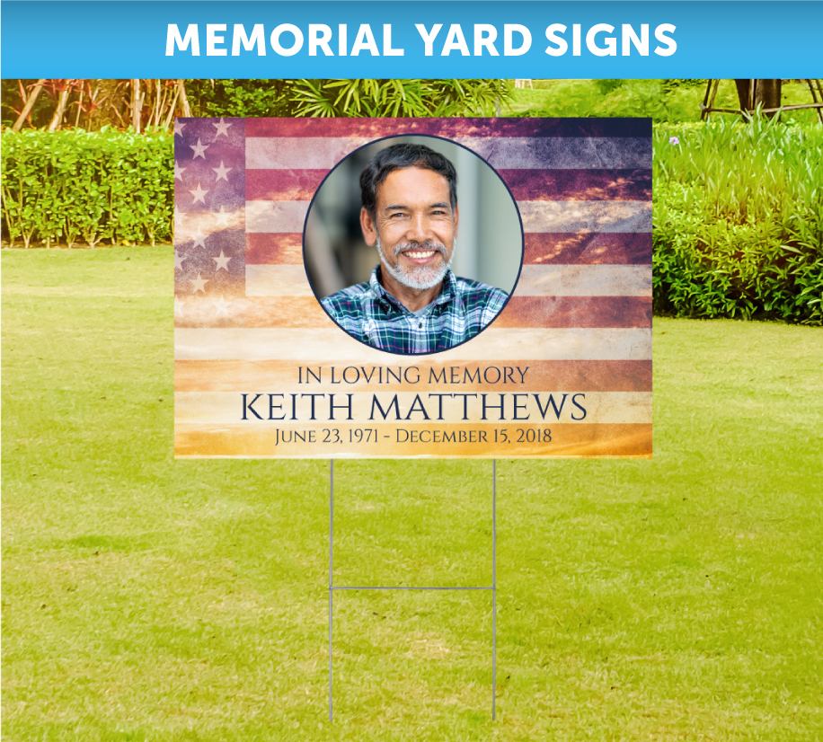Memorial In Loving Memory Yard Signs Memorial In Loving Memory Yard Signs
