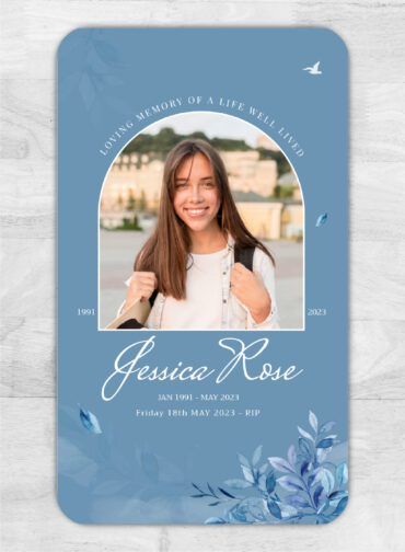 Floral Memorial Magnet