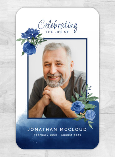 Floral Memorial Magnet