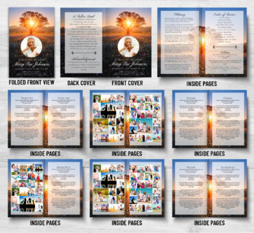 Tree of Life Funeral Memorial Program