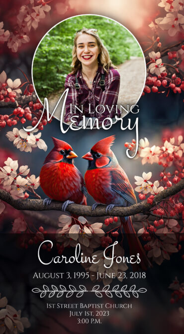 Cardinal Funeral Program