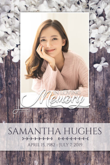Flower Funeral Poster
