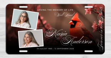 Memorial Car Tag - 2170