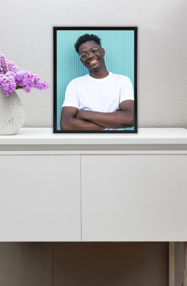 Table Top Funeral Portrait