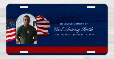 Memorial Car Tag - 2151