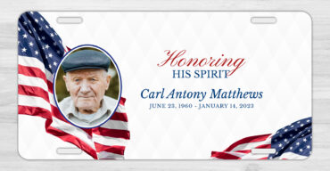 Memorial Car Tag - 2153