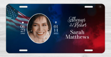 Memorial Car Tag - 2154