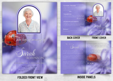 Folded Memorial Card - 2141