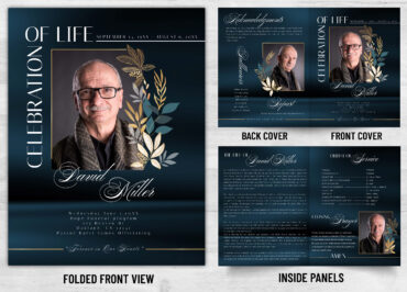 Folded Memorial Card - 2123