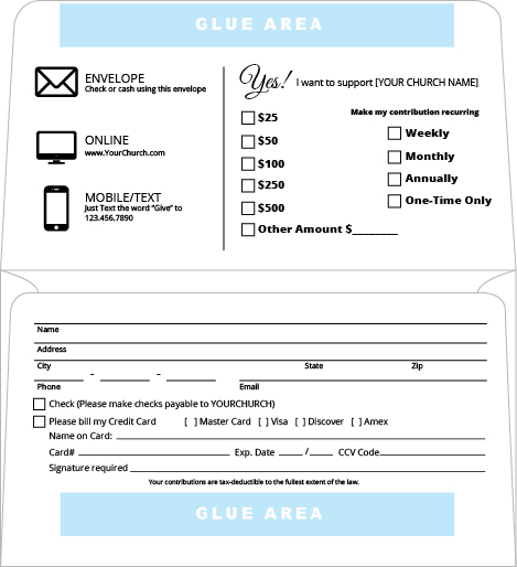 Remittance Tithe Offering Giving Envelope Remittance Tithe Offering Giving Envelope