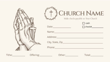 Church Giving Offering Tithe Envelope Church Giving Offering Tithe Envelope