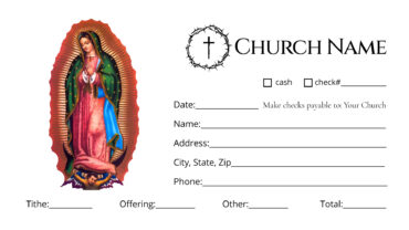 Church Giving Offering Tithe Envelope