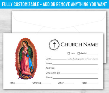 Tithe Giving Offering Church Envelope