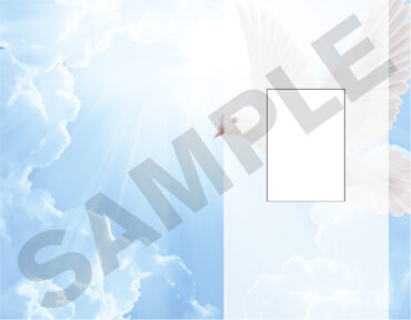Funeral Memorial Program PrePrinted Shell Folder