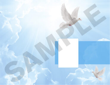 Funeral Memorial Program PrePrinted Shell Folder