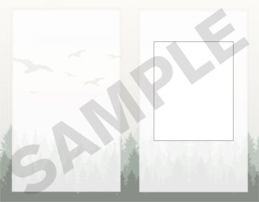 Funeral Memorial Program PrePrinted Shell Folder