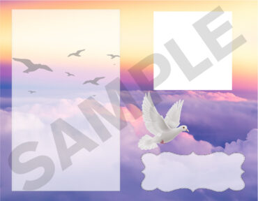 Funeral Memorial Program PrePrinted Shell Folder