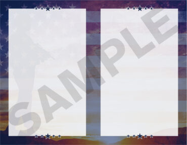 Funeral Memorial Program PrePrinted Shell Folder