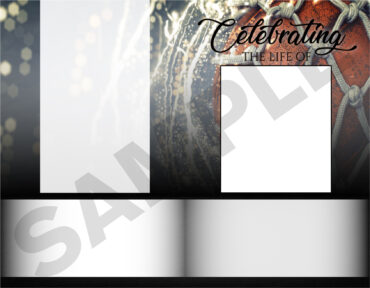 Funeral Memorial Program PrePrinted Shell Folder