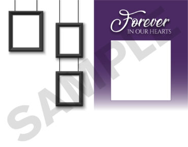 Funeral Memorial Program PrePrinted Shell Folder