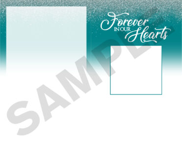 Funeral Memorial Program PrePrinted Shell Folder