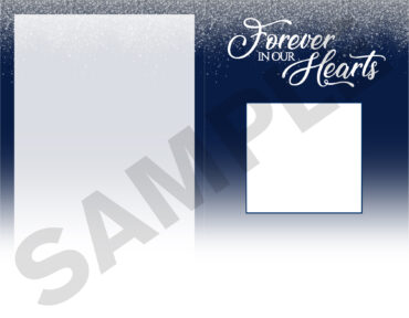 Funeral Memorial Program PrePrinted Shell Folder